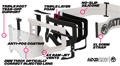 MXG-250 Moto Goggle - SOCOM