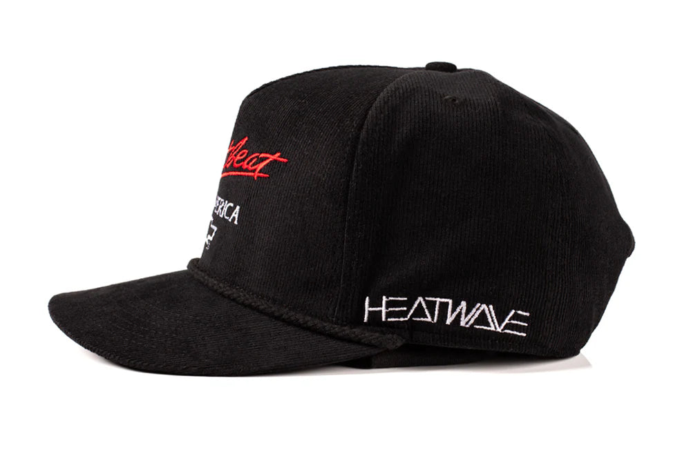 HWV Chevrolet Heartbeat of America Hat - BLACK Cord