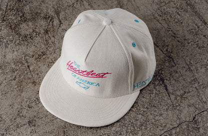 HWV Chevrolet Heartbeat of America Hat - OFF WHITE Cord