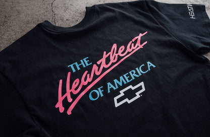 Heat Wave Chevrolet / Heart Beat of America T-Shirt Black