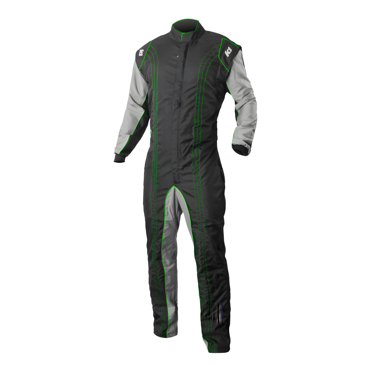 Suit Karting GK2 Adult X-Large Black/Green