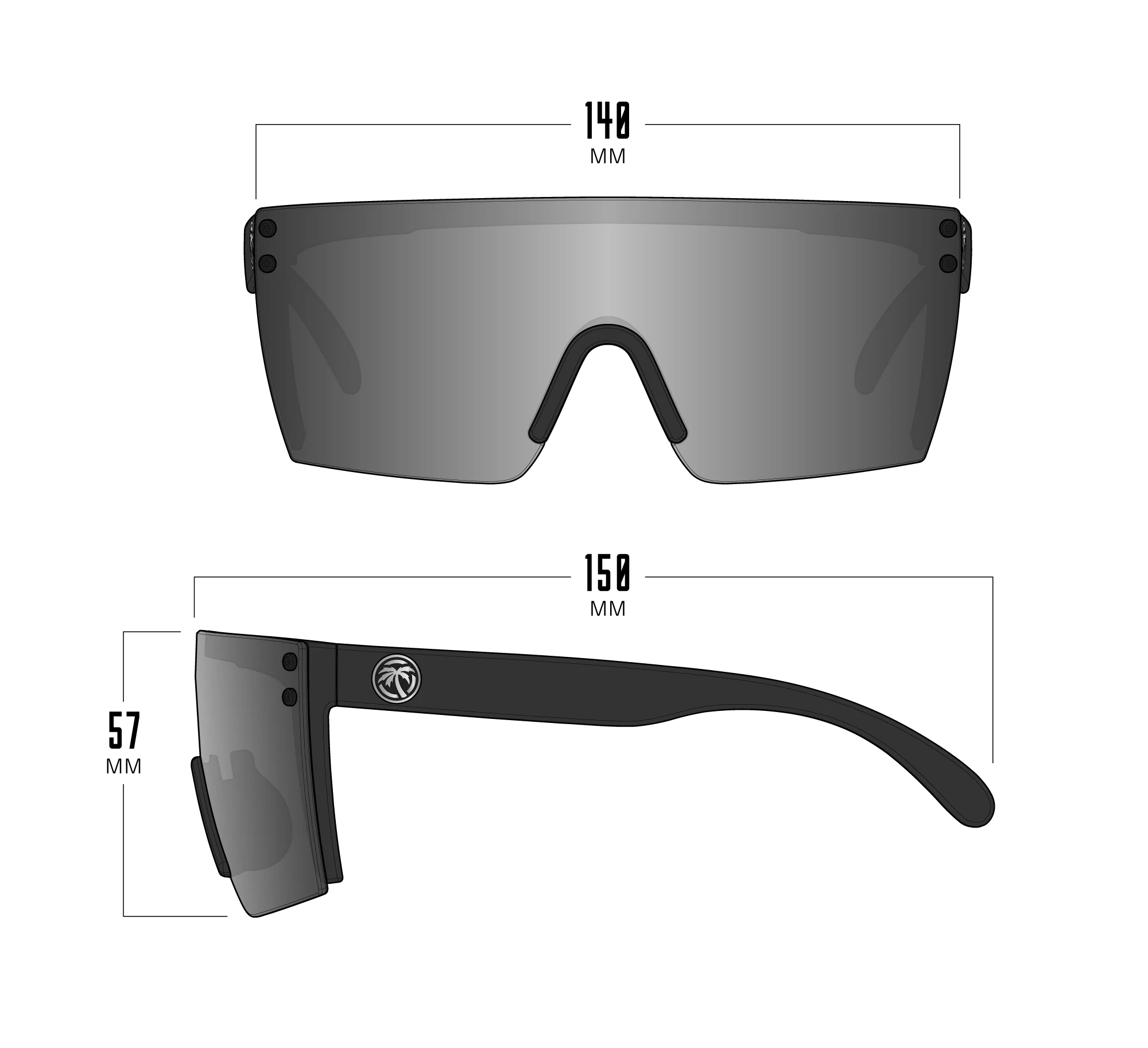 LAZER FACE GLASSES: VAPOR CLEAR FRAME CLEAR ANTI FOG LENS Z87