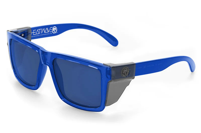 XL VISE Z87 Sunglasses Neon Blue Frame