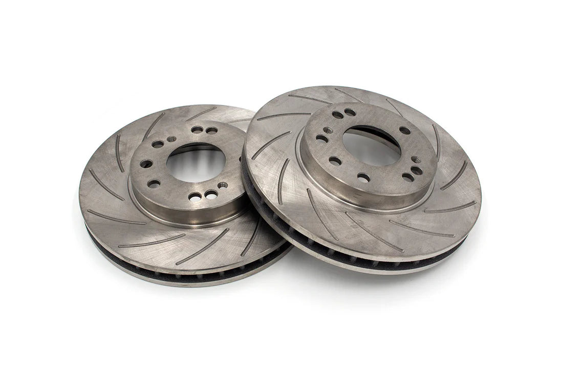 ROFU - Max Street Friction Slotted 30mm Front Rotors PAIR - Nissan 300ZX Z32 - 4 & 5 LUG
