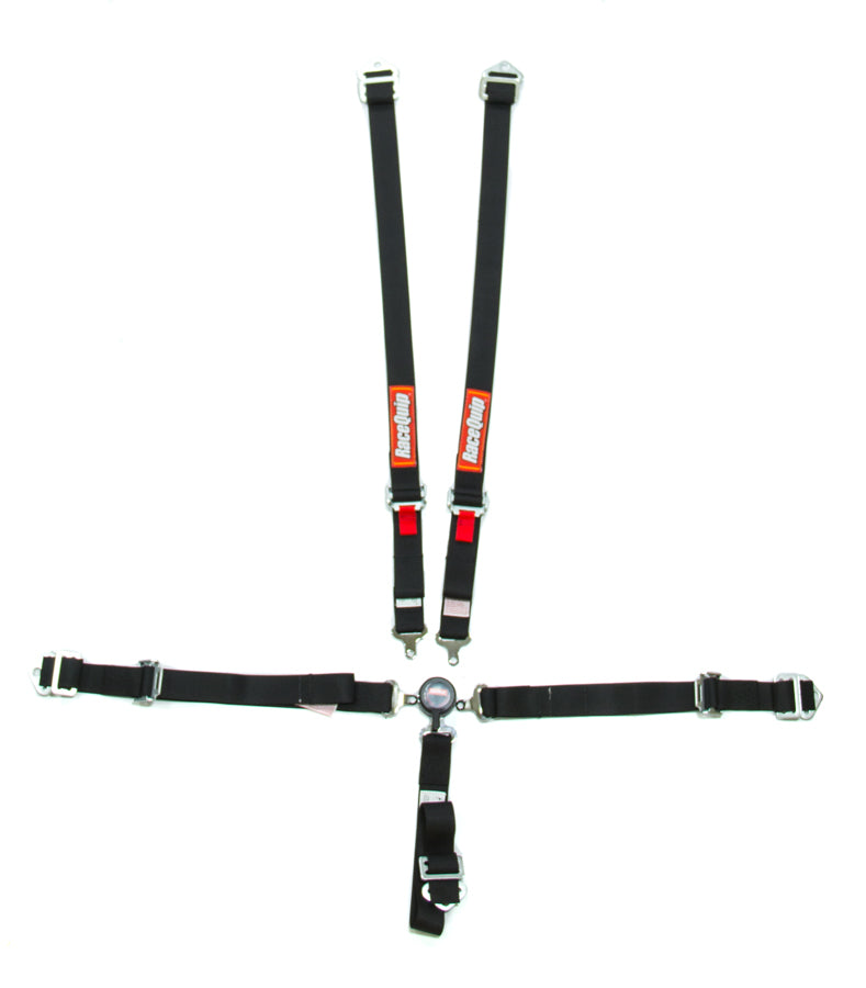 5pt Harness Set Camlock Jr Black