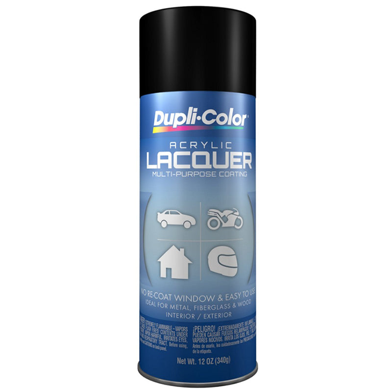 Flat Black Lacquer Paint 12oz