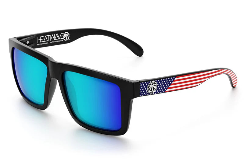 XL VISE Z87 SUNGLASSES: STARS AND STRIPES USA