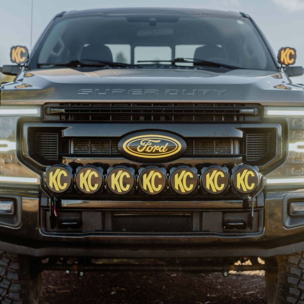 KC HiLiTES Gravity LED Pro6 Light Bar Kit 17-24 Ford Super Duty