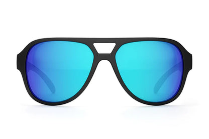 Supercat Sunglasses: Side Stripe Blue Customs