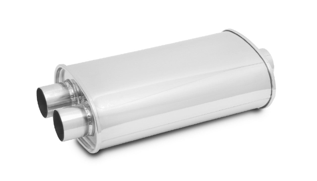 STREETPOWER Oval Muffler 2.5in inlet