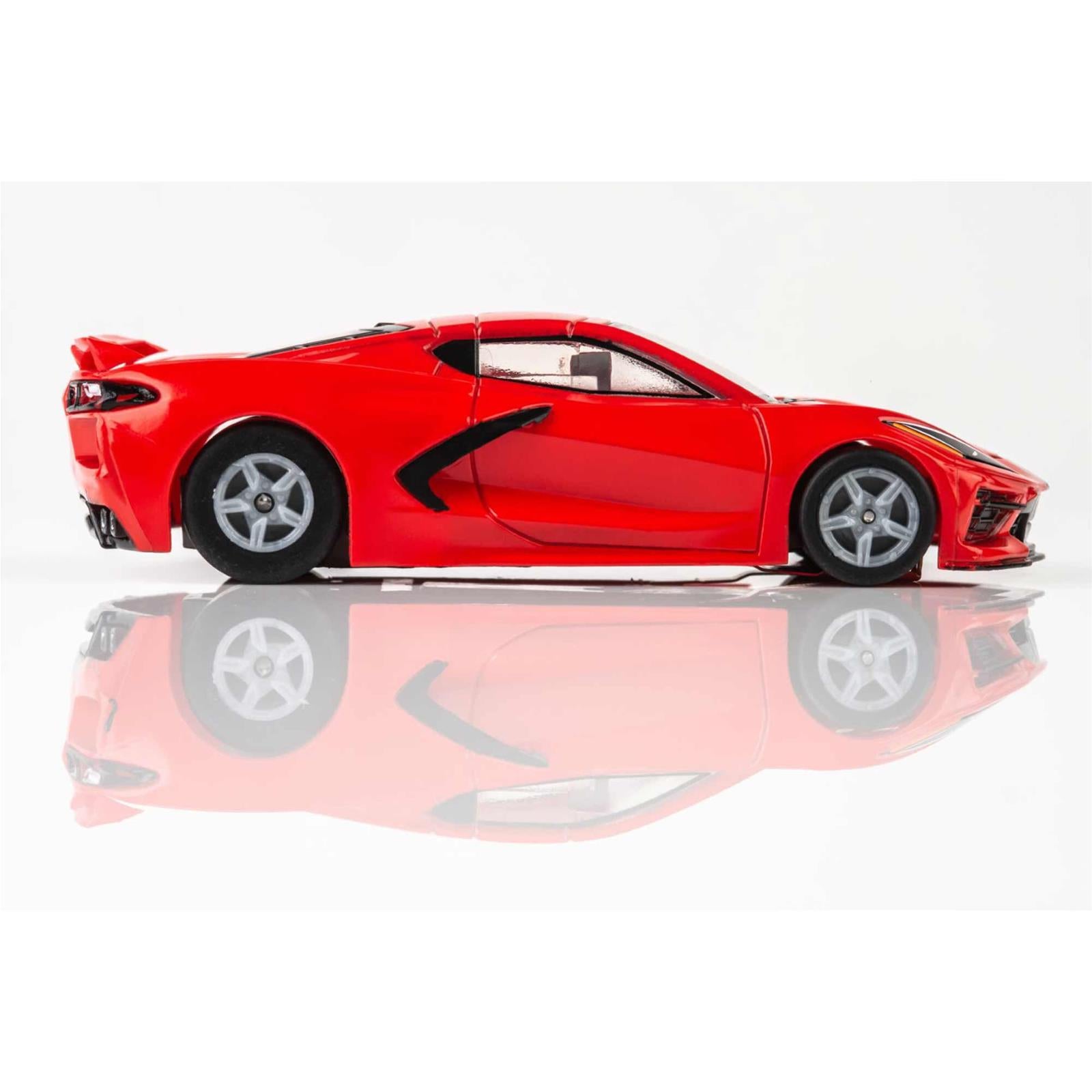 AFX Racing Chevy Corvette C8 Torch Red Mega G+ Slot Cars 22011