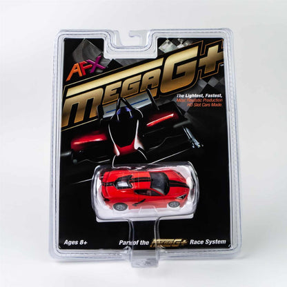 AFX Racing Chevy Corvette C8 Torch Red Mega G+ Slot Cars 22011