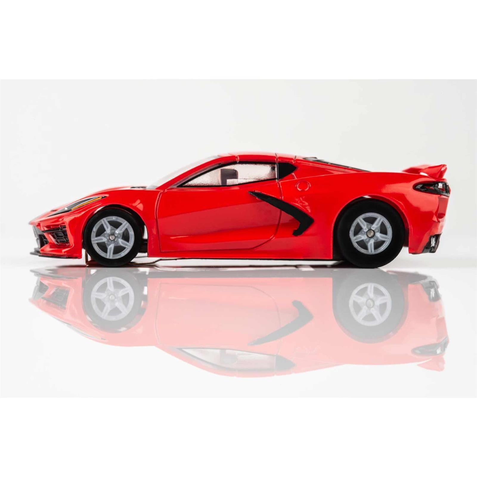 AFX Racing Chevy Corvette C8 Torch Red Mega G+ Slot Cars 22011