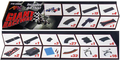 AFX Racing Giant Raceway Slot Car Set 22020