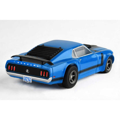 AFX Racing Ford Mustang Boss 302 Blue Mega G+ HO Slot Cars 22026