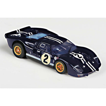 AFX Racing 1967 Ford GT40 IIB #2 Sebring Nightmist Blue Mega G+ Slot Cars 22031