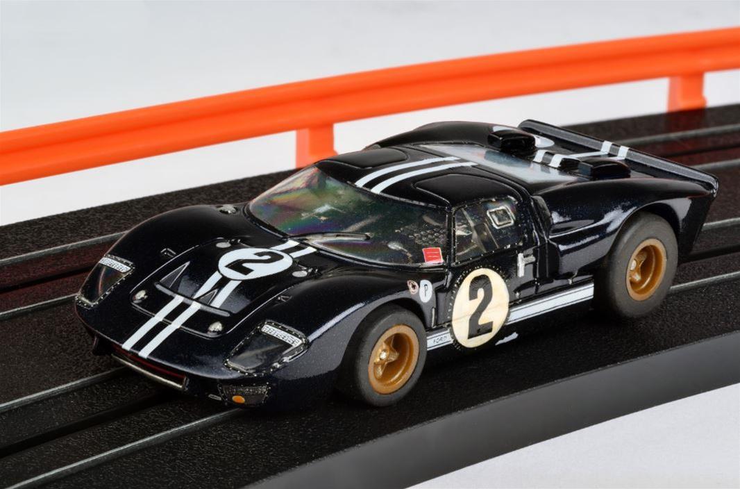 AFX Racing 1967 Ford GT40 IIB #2 Sebring Nightmist Blue Mega G+ Slot Cars 22031