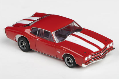 AFX Racing 1970 Chevy Chevelle SS454 Red Mega G+ Slot Cars 22043