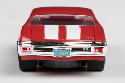 AFX Racing 1970 Chevy Chevelle SS454 Red Mega G+ Slot Cars 22043