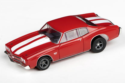 AFX Racing 1970 Chevy Chevelle SS454 Red Mega G+ Slot Cars 22043