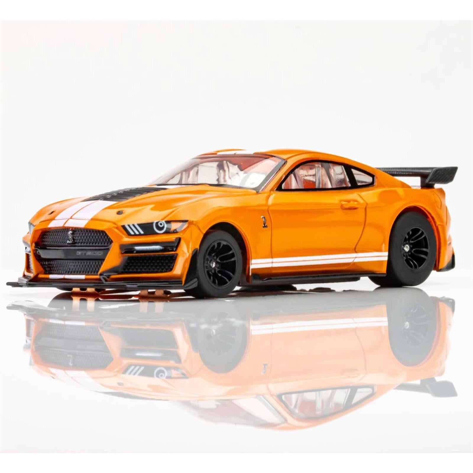 AFX Racing 2021 Shelby Mustang GT500 Twister Orange Mega G+ Slot Cars 22069