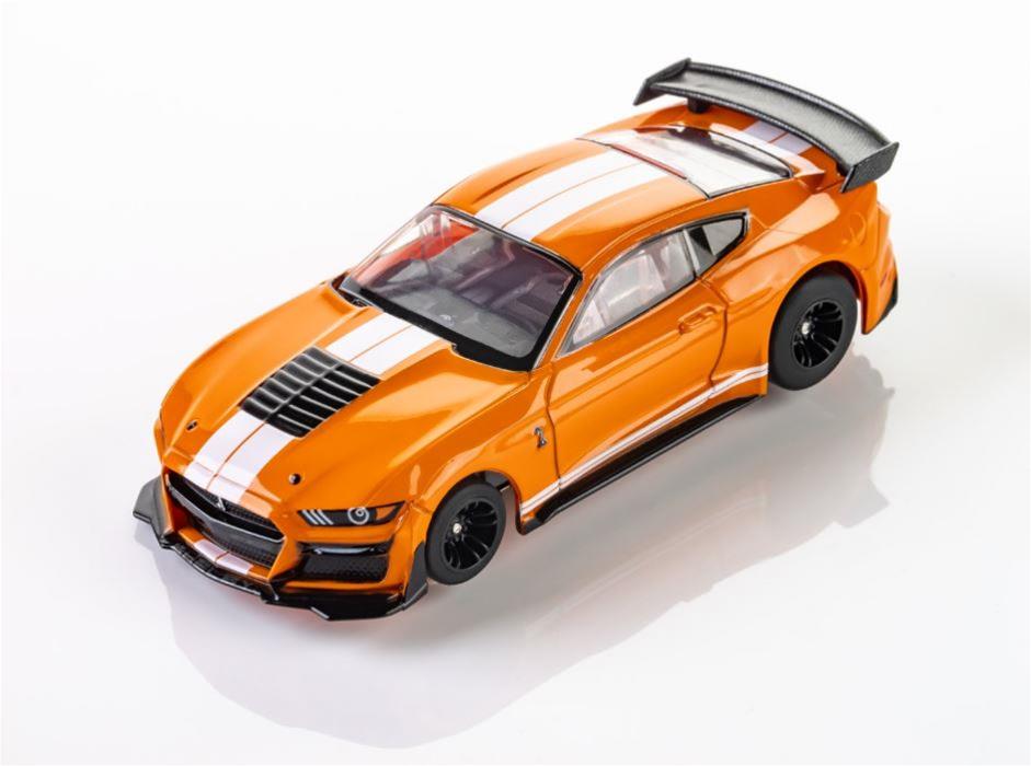 AFX Racing 2021 Shelby Mustang GT500 Twister Orange Mega G+ Slot Cars 22069