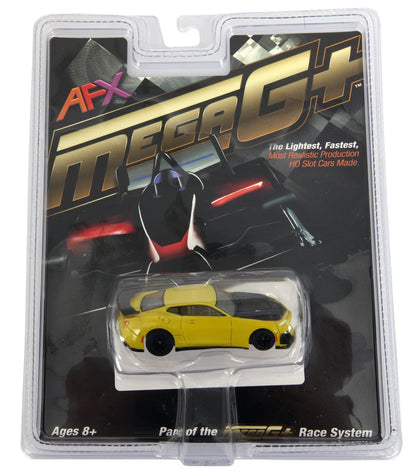 AFX Racing Chevy Camaro ZL1 1LE Shock Yellow HO Slot Cars 22075