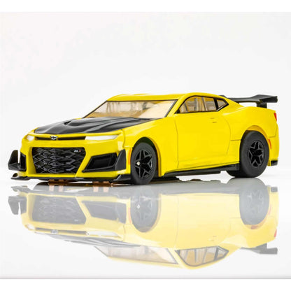 AFX Racing Chevy Camaro ZL1 1LE Shock Yellow HO Slot Cars 22075