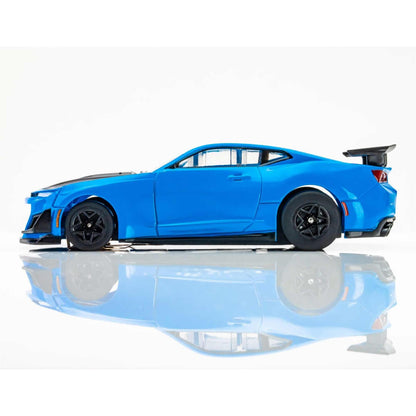 AFX Racing 2021 Chevy Camaro ZL1 1LE Rapid Blue Mega G+ Slot Cars 22079