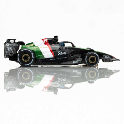 AFX Racing Alfa Romeo F1 Monza Black/Red/Green Mega G+ HO Slot Cars 22080