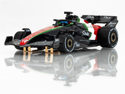 AFX Racing Alfa Romeo F1 Monza Black/Red/Green Mega G+ HO Slot Cars 22080