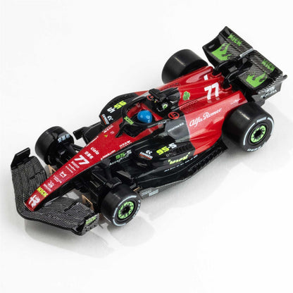 AFX Racing Alfa Romeo F1 SPA Black/Red/Green Mega G+ HO Slot Cars 22081