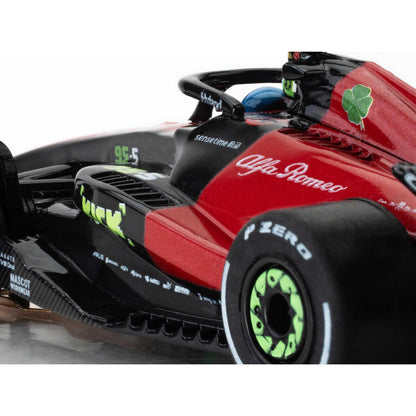 AFX Racing Alfa Romeo F1 SPA Black/Red/Green Mega G+ HO Slot Cars 22081