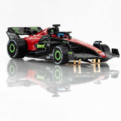 AFX Racing Alfa Romeo F1 SPA Black/Red/Green Mega G+ HO Slot Cars 22081