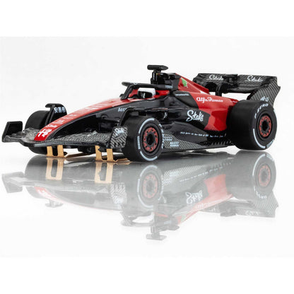 AFX Racing Alfa Romeo F1 FY-77 Black/Red Mega G+ HO Slot Cars 22083