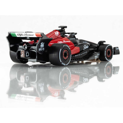 AFX Racing Alfa Romeo F1 FY-77 Black/Red Mega G+ HO Slot Cars 22083