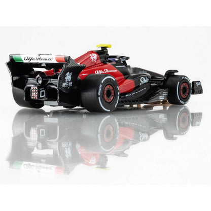 AFX Racing Alfa Romeo F1 FY-24 Black/Red Mega G+ HO Slot Cars 22084