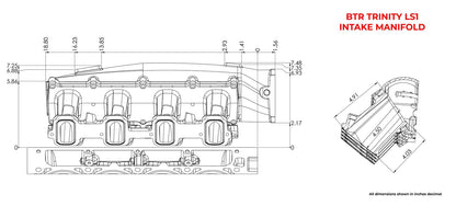 BRIAN TOOLEY RACING TRINITY INTAKE MANIFOLD BLACK