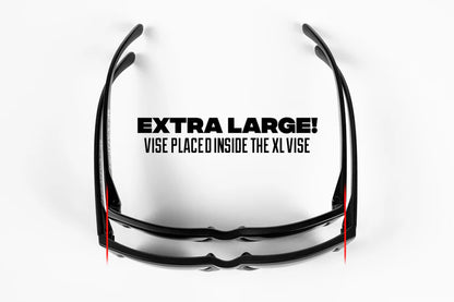 XL VISE Z87 SUNGLASSES BLACK FRAME: BLACK LENS