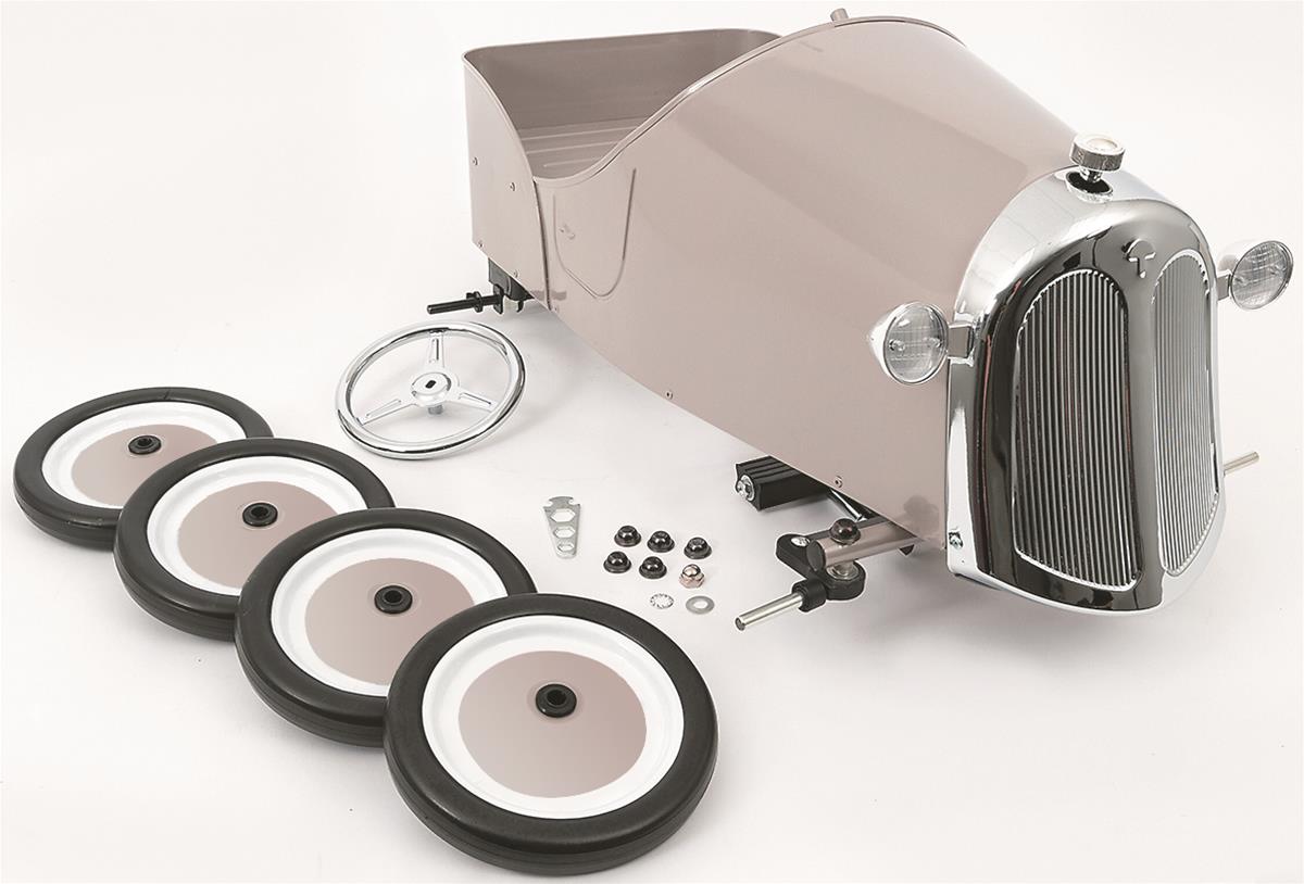 Ready-to-Paint Roadster Pedal Car