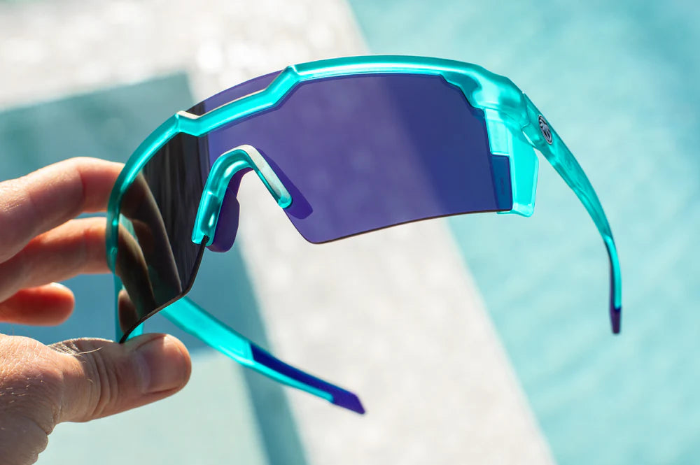 Future Tech Sunglasses: Aqua Frost Z87+