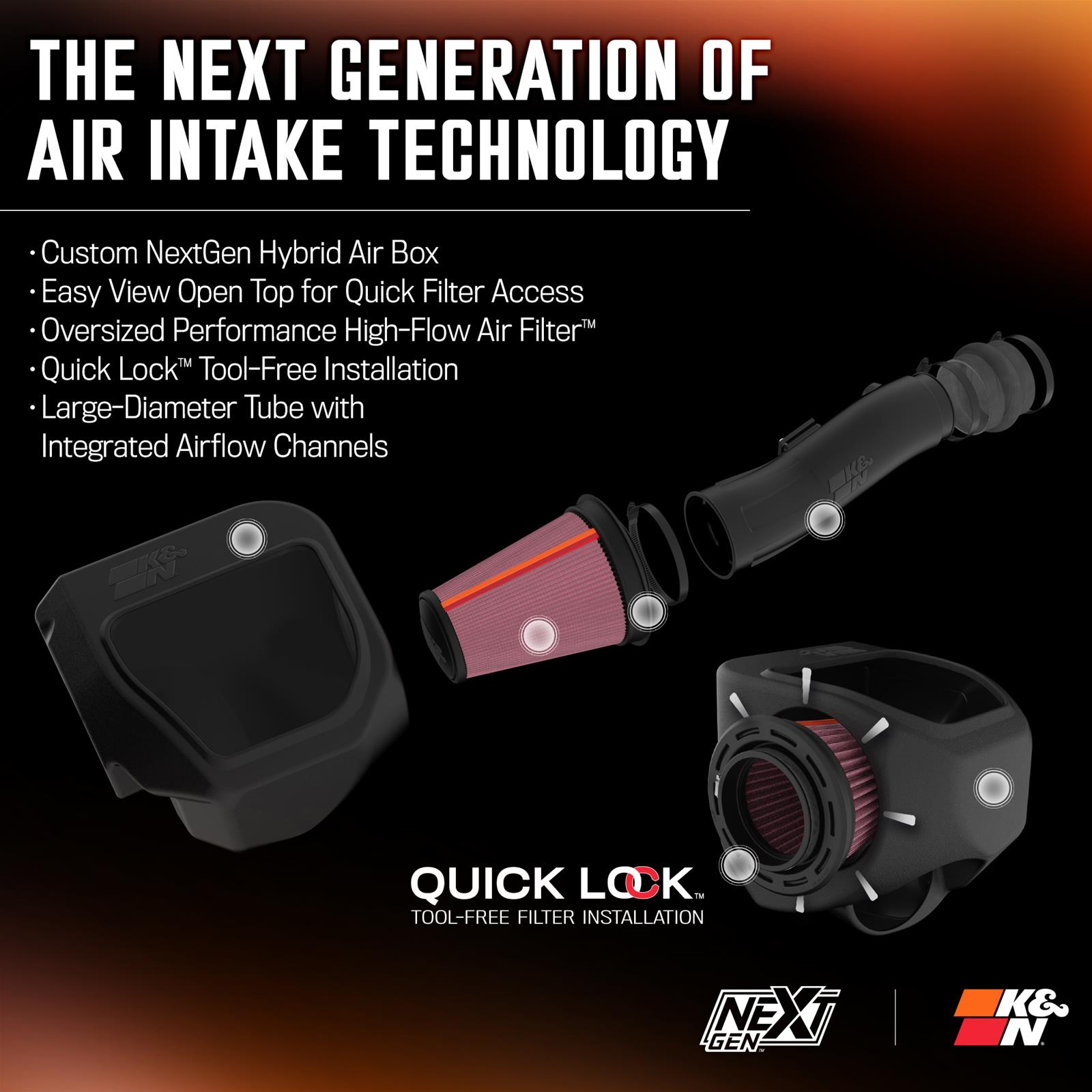 NextGen Cold Air Intake - RAM 1500 L6-3.0L TT