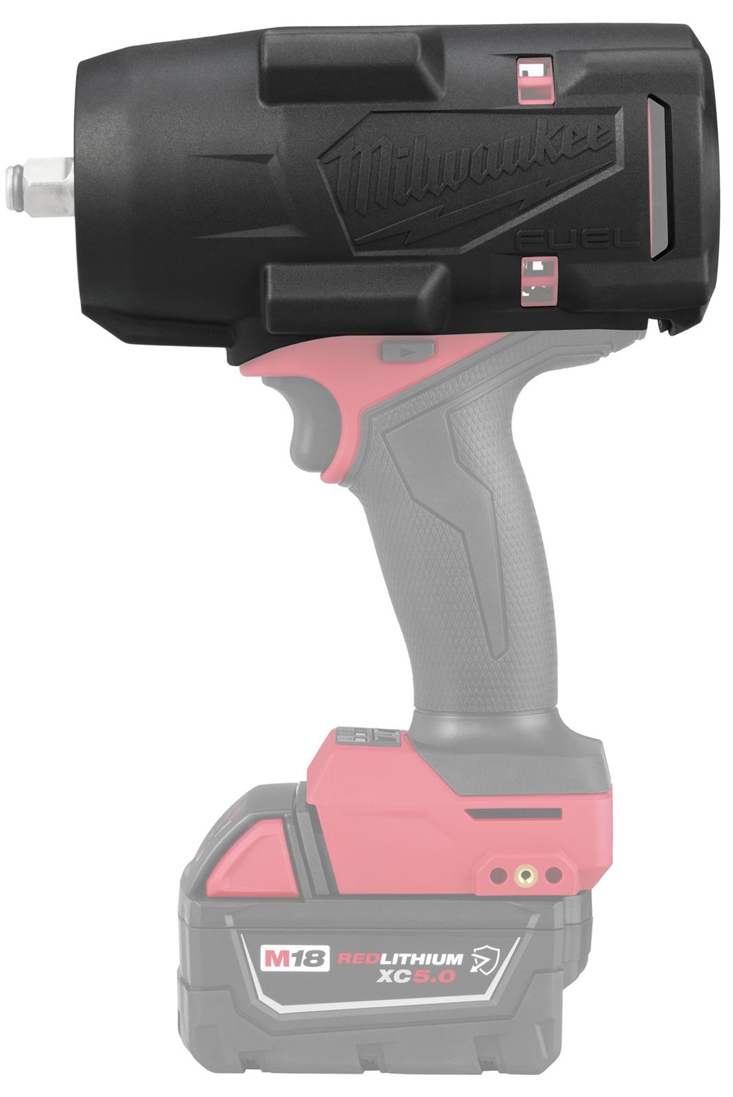 Milwaukee M18 FUEL 1/2 in. High-Torque Impact Wrench with Friction Ring Protective Boots 49-16-2967