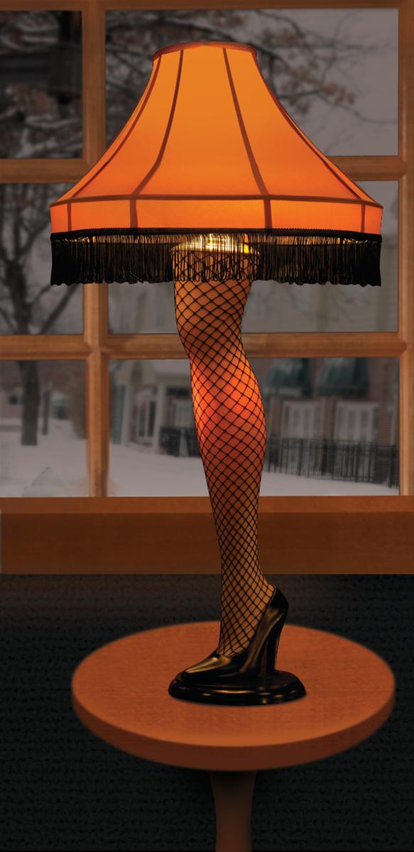 "A Christmas Story" Leg Lamp, A Major Award, 40 inch Tall with Shade