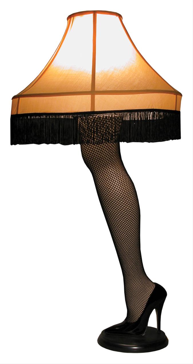 "A Christmas Story" Leg Lamp, A Major Award, 40 inch Tall with Shade