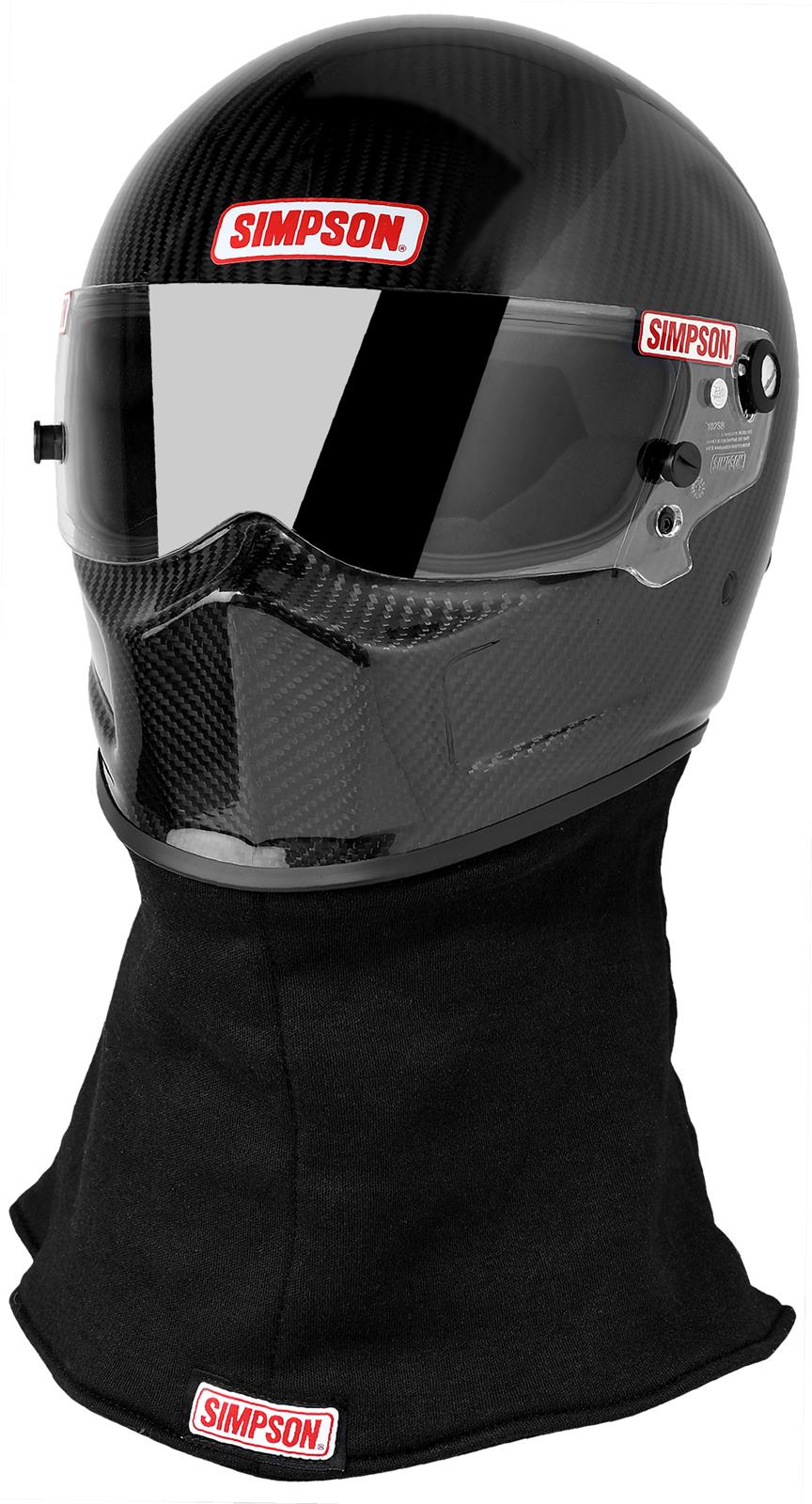 SIMPSON CARBON DRAG BANDIT RACING HELMET (MEDIUM)