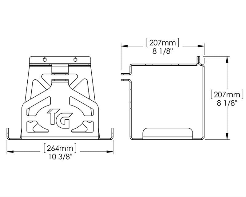 Trail-Gear Battery Boxes 301347-KIT